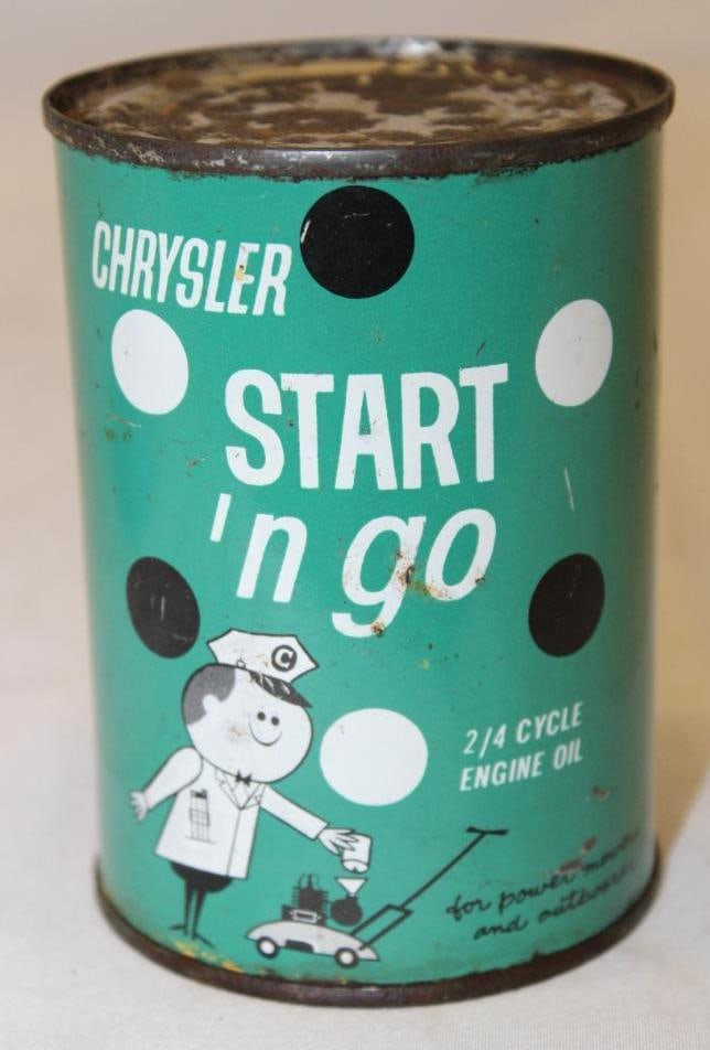 Chrysler Start n Go 2 and 4 Cycle Engine Oil 16oz Can (1 of 3)