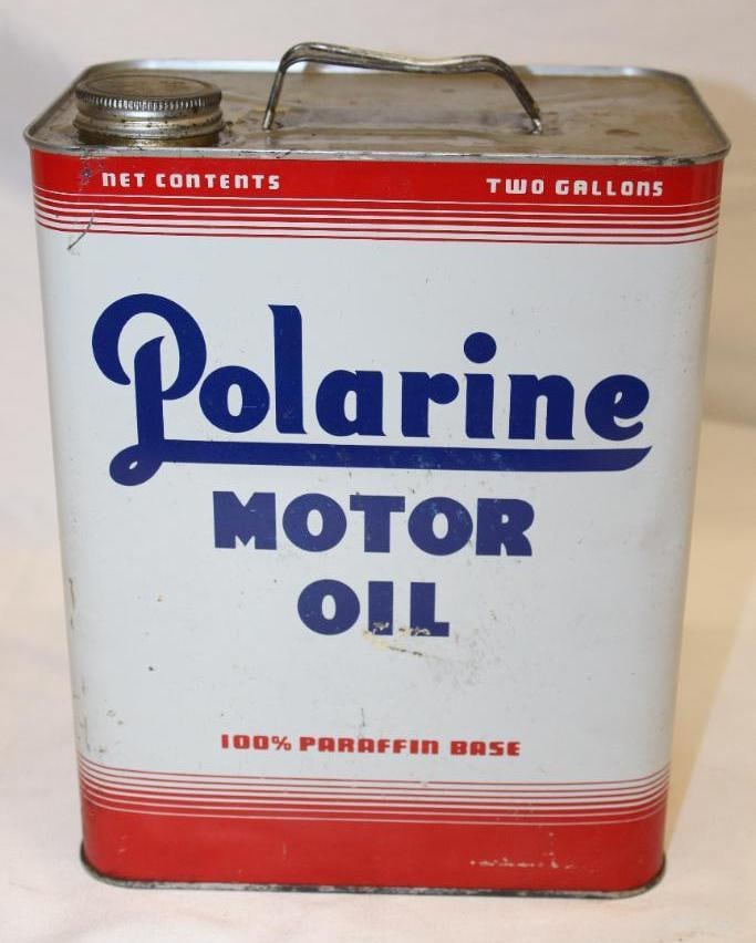 Polarine Standard of Ohio Sohio 2 Gallon Motor Oil Can (1 of 4)