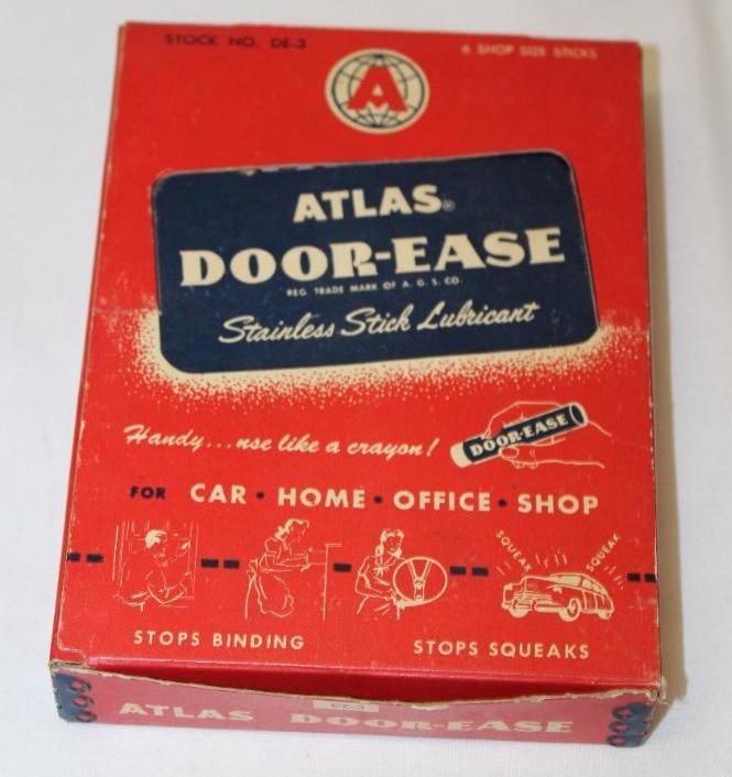 NOS Atlas Door Ease Grease Countertop Advertising Display (1 of 4)