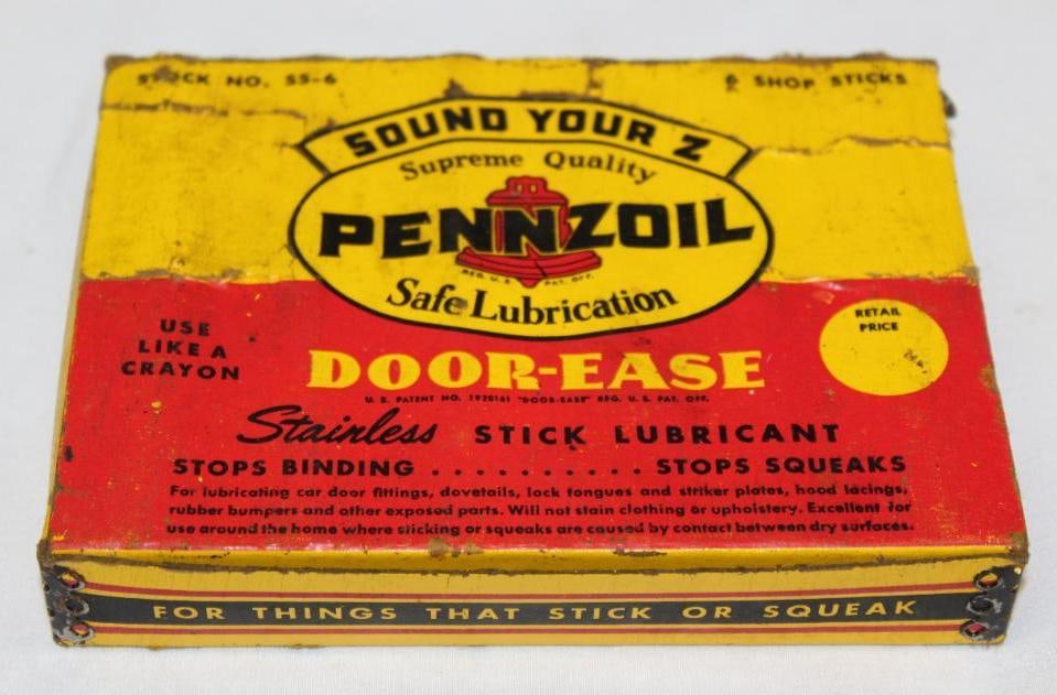NOS Pennzoil Door Ease Grease Countertop Advertising Display (1 of 4)