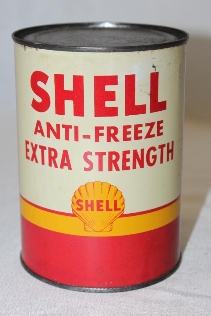 Shell Metal 1 Quart Extra strength Antifreeze Can (1 of 4)