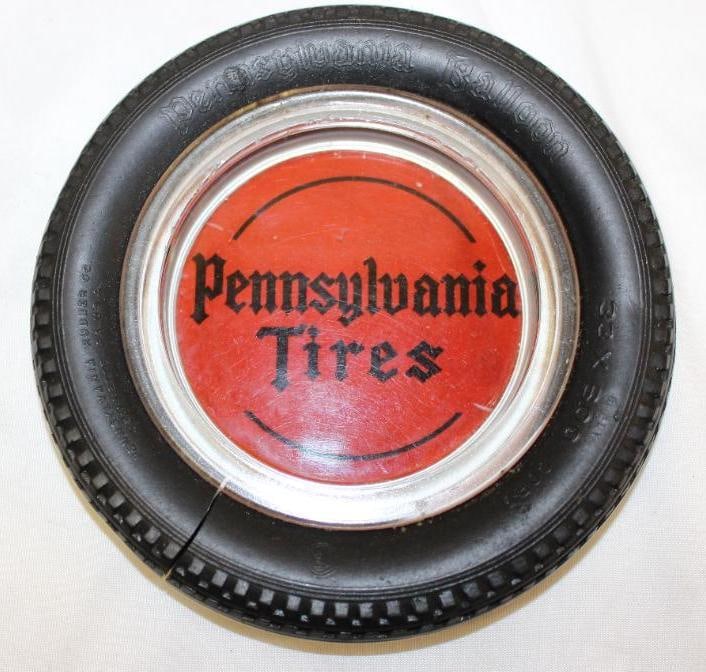 Pennsylvania Balloon Tires Advertising Tire Ashtray (1 of 5)