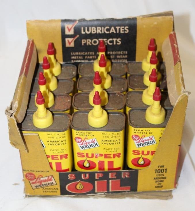 Liquid Wrench Handy Oiler Cardboard Countertop Advertising Display (1 of 6)
