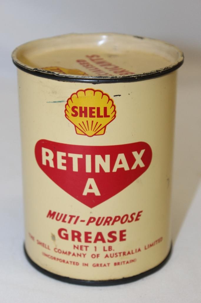 Shell Rentinax A 1 Lb Grease Can (1 of 4)