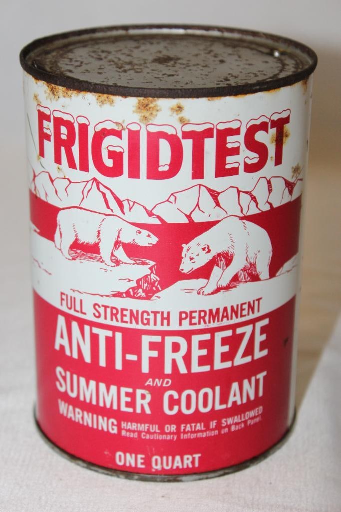 Frigid Test Metal 1 Quart Antifreeze Can (1 of 4)