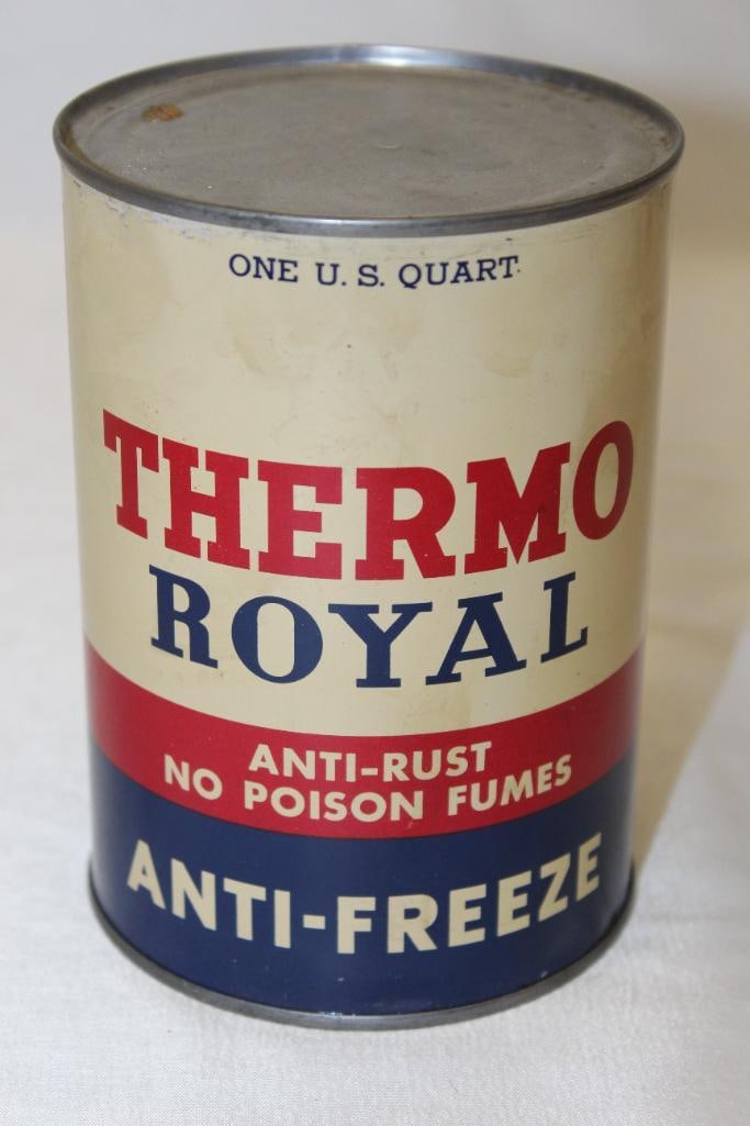 Thermoroyal Metal 1 Quart Antifreeze Can (1 of 3)