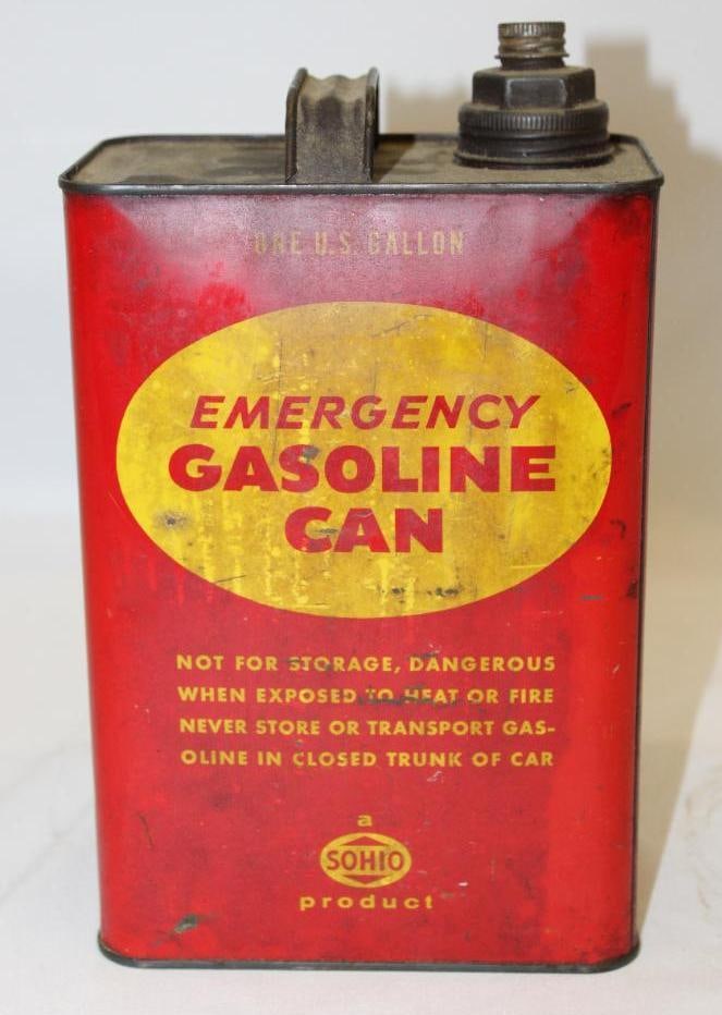 Sohio Emergency One Gallon Gas Can (1 of 4)