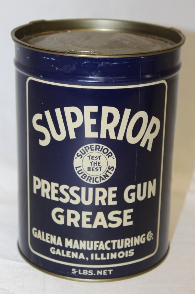 Superior Pressure Gun 5 Lb Grease Can: It is in very good condition with only light wear.