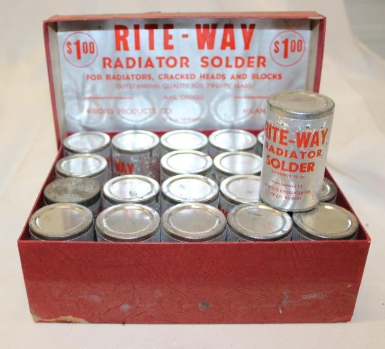 Rite-Way Radiator Solder Countertop Advertising Display (1 of 5)