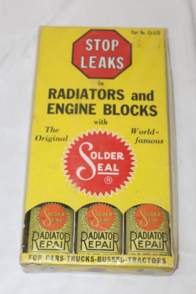 Solder Seal Radiator Repair Countertop Advertising Display (1 of 3)
