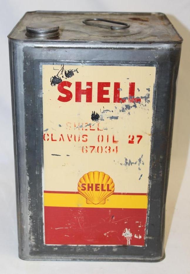 Shell 5 Gallon Motor Oil Can (1 of 4)