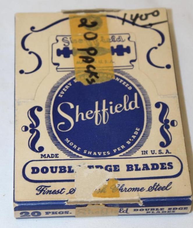 Sheffield Razor Blade Countertop Advertising Display (1 of 4)