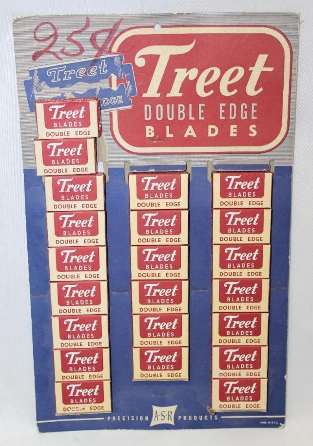 Treet Razor Blade Countertop Advertising Display (1 of 4)