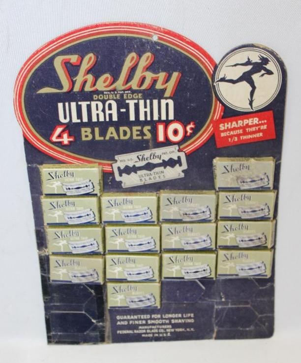 Shelby Razor Blade Countertop Advertising Display (1 of 5)