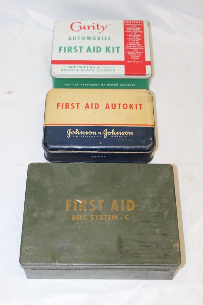 Group of 3 First Aid Kits with Metal Boxes (1 of 6)