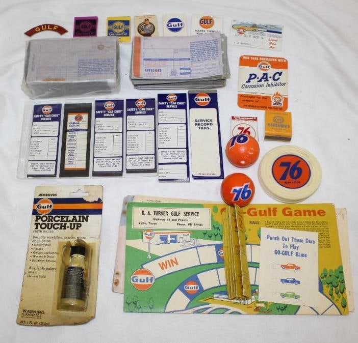 Large Group of Gulf and Union 76 Advertising Items (1 of 7)