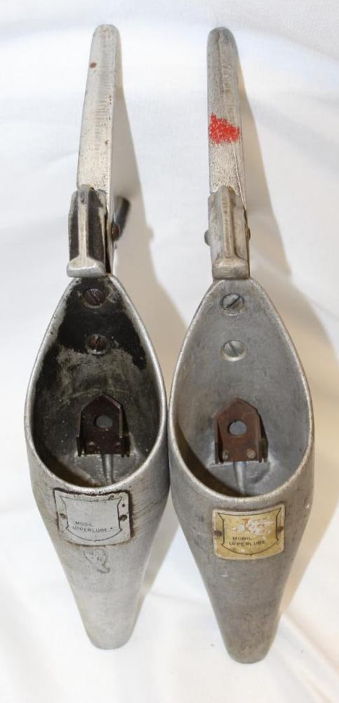 Group of 2 Socony Mobil Upperlube Drain Funnels (1 of 4)