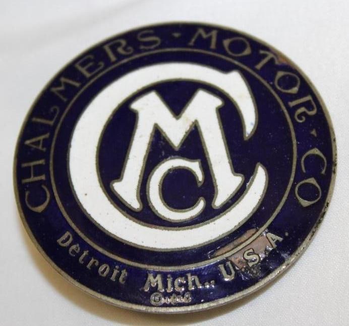 1914-1918 Chalmers Motor Car Co Radiator Emblem Badge (1 of 2)