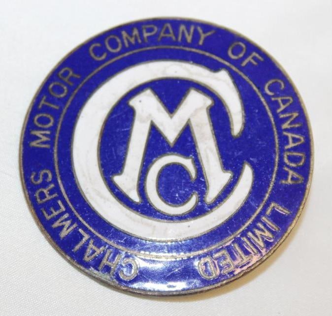 1919-1923 Chalmers of Canada Radiator Emblem Badge (1 of 2)