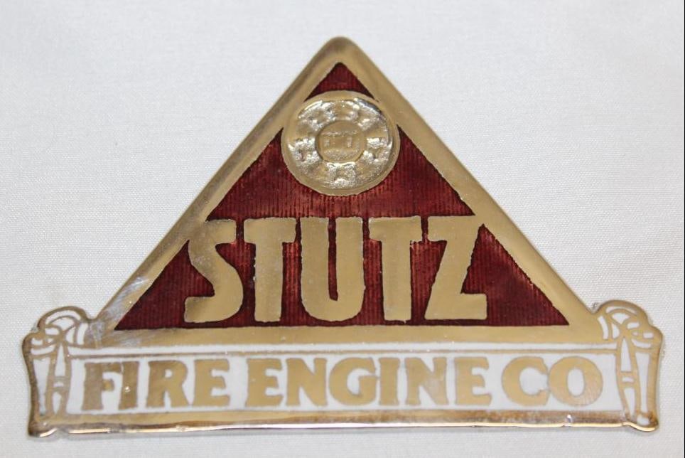 1927-1928 Stutz Fire Engine Co. Radiator Emblem Badge (1 of 2)