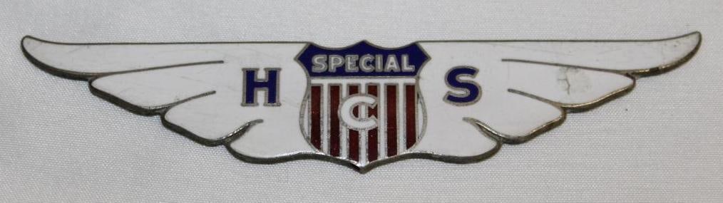 1920-1922 Stutz HCS Special Radiator Emblem Badge (1 of 2)