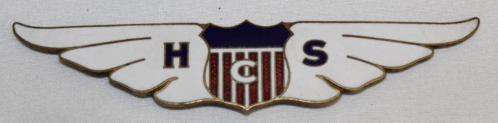 1923-1924 Stutz HCS Radiator Emblem Badge (1 of 2)