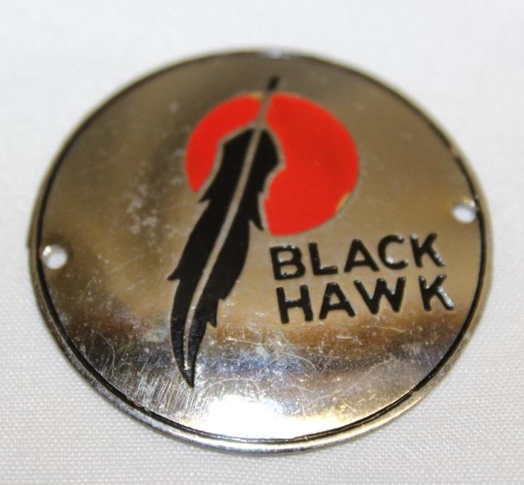 1929-1930 Stutz Black-hawk Bumper Emblem Badge (1 of 2)