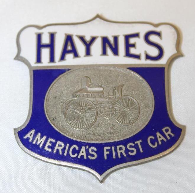 1917-1924 Haynes Motor Car Co Radiator Emblem Badge (1 of 2)