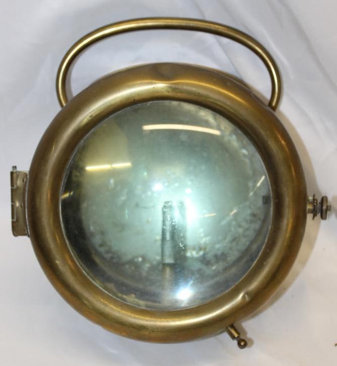 Brass B & L Model 100 Automobile Magnifier Headlight (1 of 6)