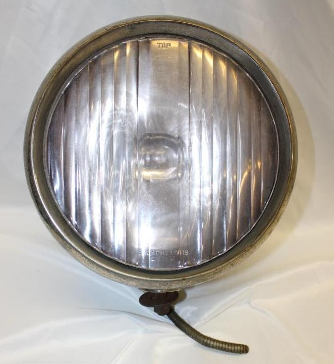 1920's AGA Rolls Royce Drum Style Headlight: 12" x 11.5" x 7.5"