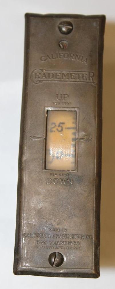 Brass Automobile California Grade Meter Accessory Gauge (1 of 4)