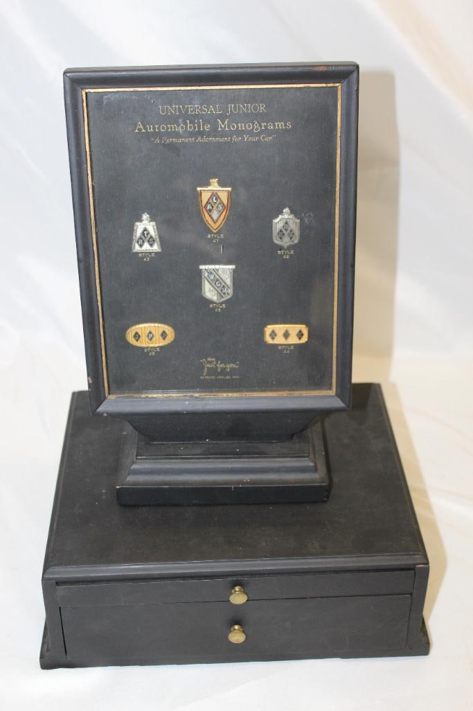 Universal Junior Automobile Monograms Advertising Countertop Display (1 of 14)