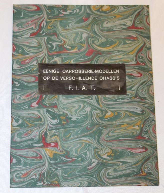 1910 Fiat Sales Brochure Book: 12" x 9.5"