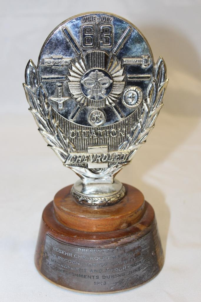 1961 Chevrolet Competitor Award Trophy by Fairbanks (1 of 4)