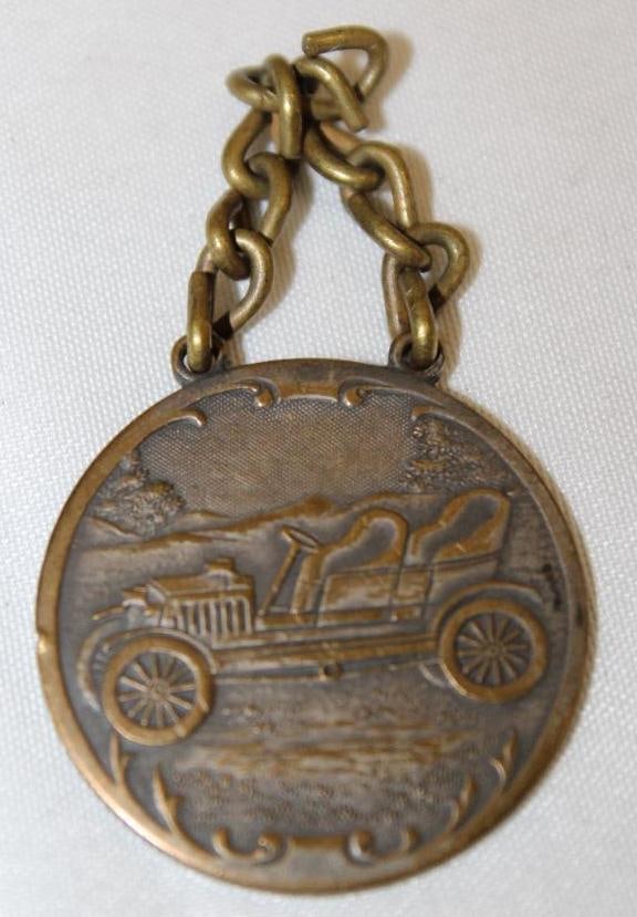Early Motorist Figural Watch Fob (1 of 2)
