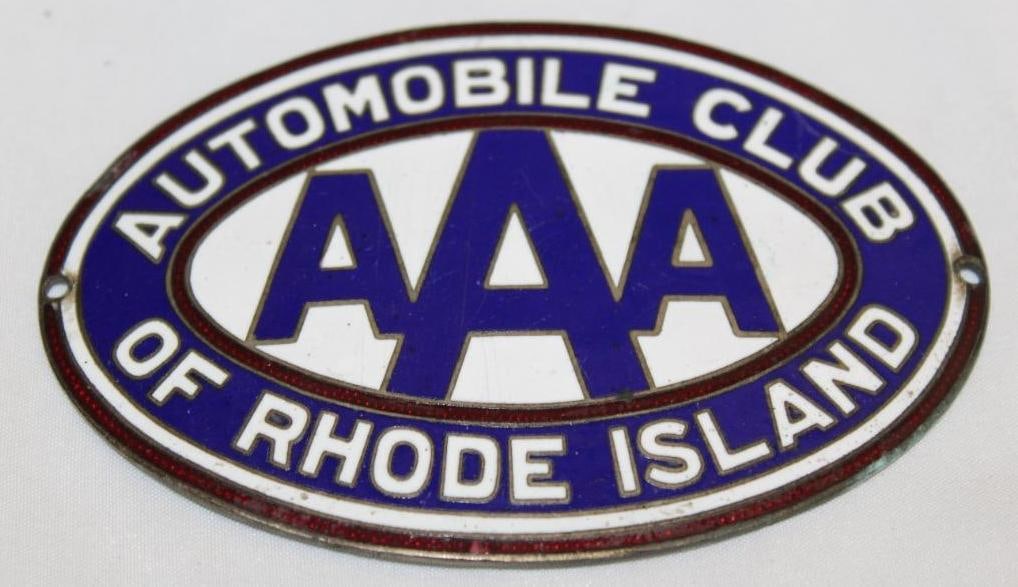 AAA Automobile Club of Rhode Island Radiator Emblem Badge (1 of 2)
