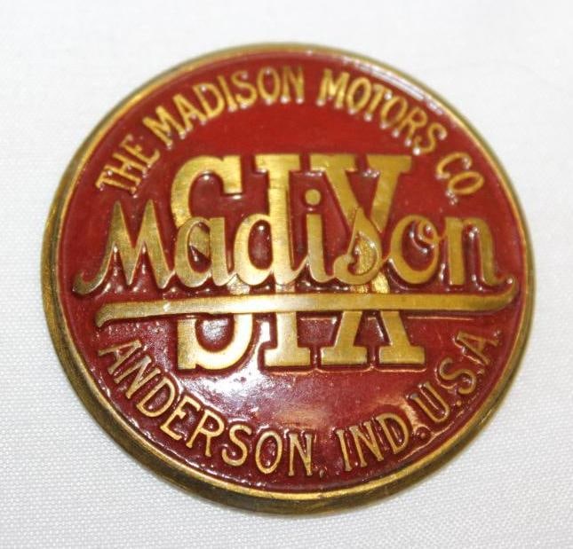 1916-1919 Madison Six Radiator Emblem Badge (1 of 2)