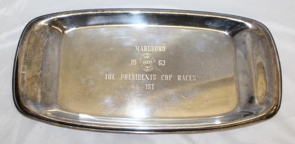 1963 Sportscar Club of America Marlboro Speedway Presidents Cup Race First Place Award Serving Tray (1 of 5)