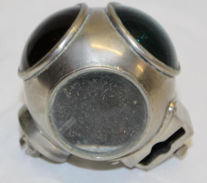 Early Automobile Divers Helmet Style Taillight (1 of 6)