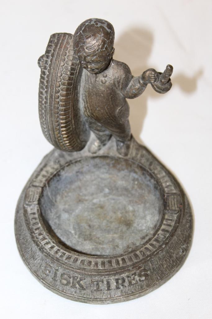 Fisk Tires Figural Advertising Ashtray (1 of 5)