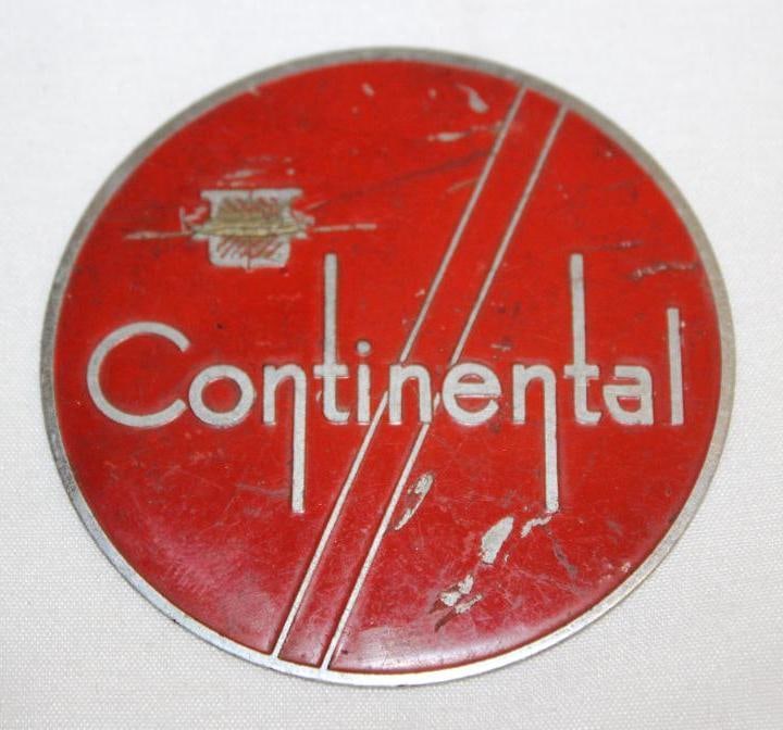 1933 Continental Ace Steering Wheel Emblem Badge (1 of 2)