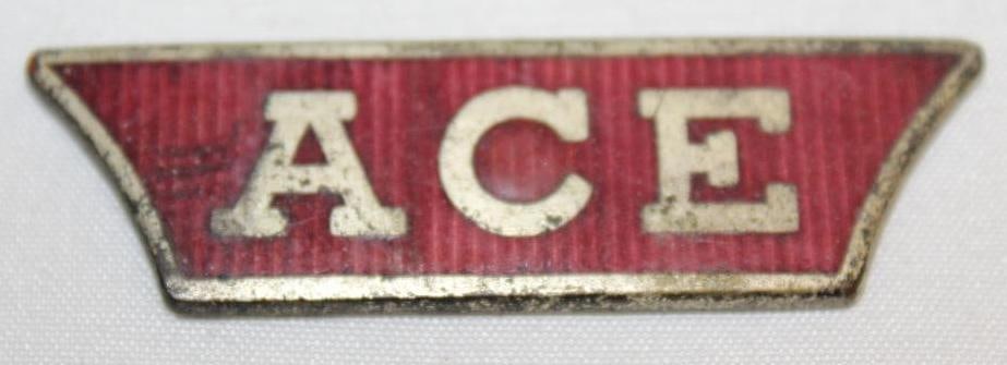 1933 Continental Ace Radiator Emblem Badge (1 of 2)
