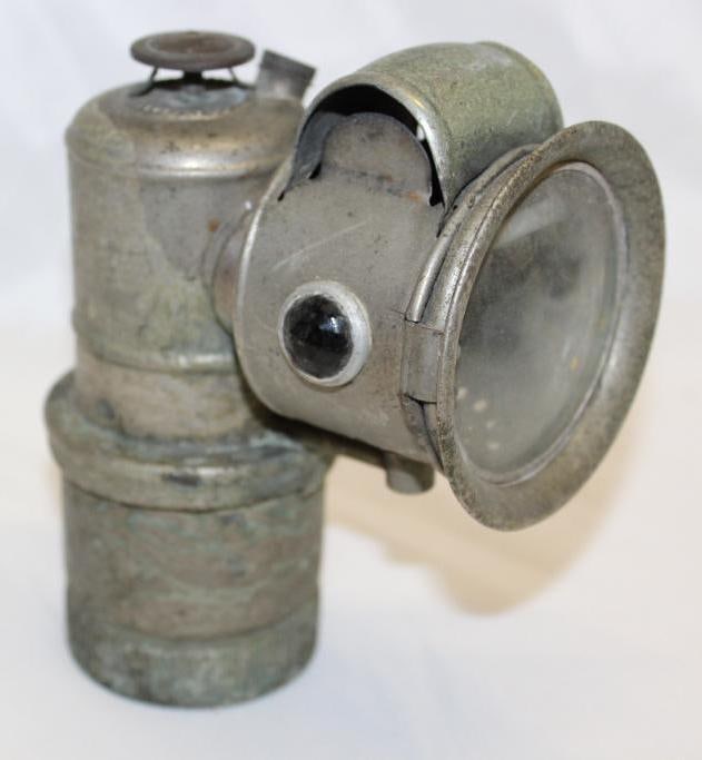Old Sol Hawthorne Carbide Motorcycle Bicycle Lamp Light (1 of 7)