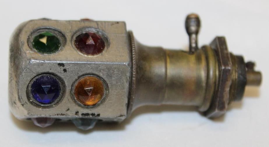 1920's Jeweled Automobile Accessory Dash Light (1 of 4)