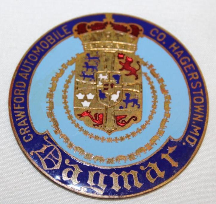 1922-1924 Dagmar Motor Car Co Radiator Emblem Badge (1 of 2)