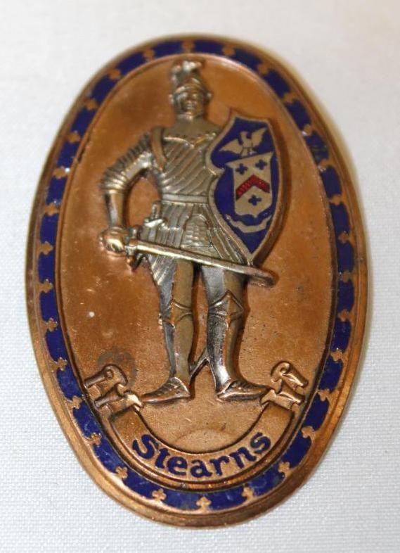 1923-1928 Stearns Knight Radiator Emblem Badge (1 of 2)