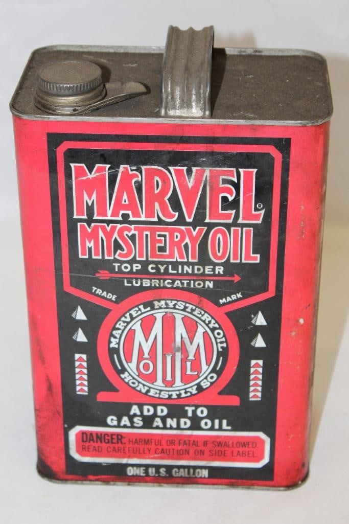 Marvel Mystery Oil Lubricant One Gallon Advertising Can (1 of 5)