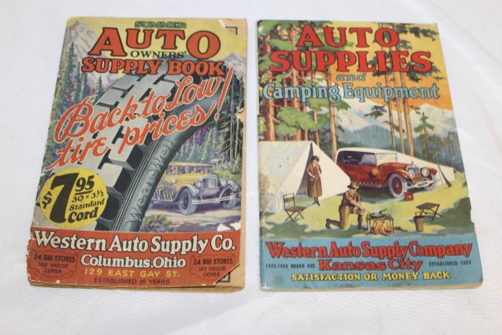 Group of 2 1930's Western Auto Supplies Books (1 of 4)