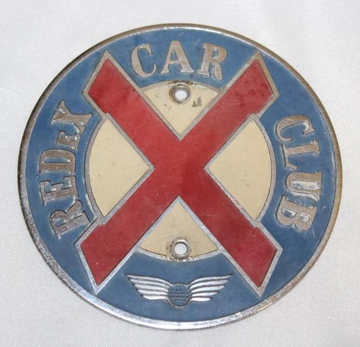 Red X Car Club License Plate Topper Attachment (1 of 2)