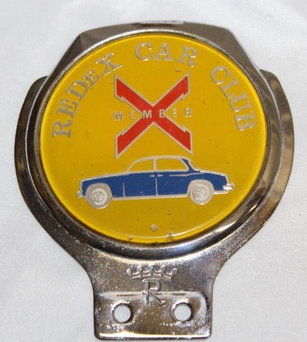 Red X Car Club Member License Plate Topper Attachment (1 of 2)